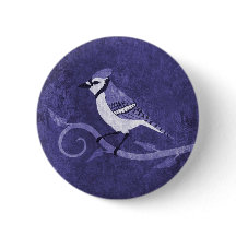 Blue Jay Button