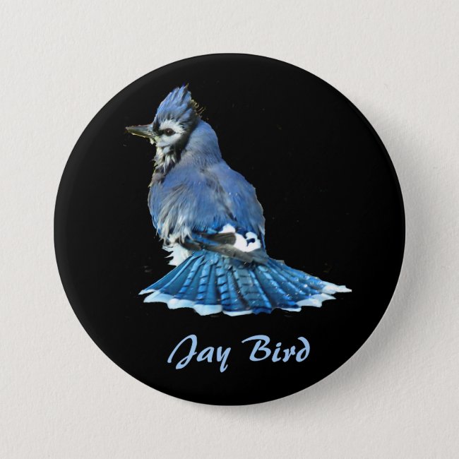 Blue Jay Button