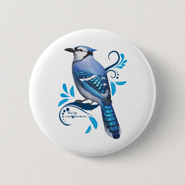 Blue Jay Button (Front)