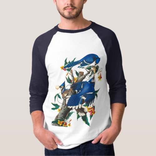 Blue Jay by John James Audubon T_Shirt