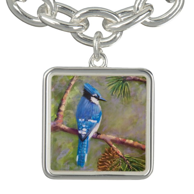 Blue Jay Charm Bracelet (Design)