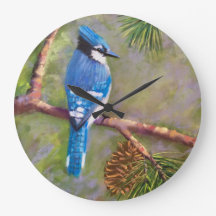 Blue Jay Clock