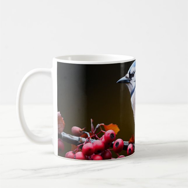 Blue Jay Coffee Mug (Left)