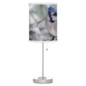 Blue Jay, Cyanocitta cristata Table Lamp (Left)