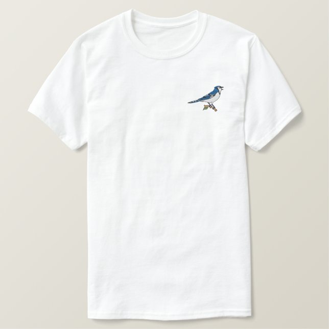 Blue Jay Embroidered Jacket (Design Front)