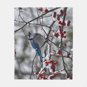 Blue Jay Fleece Blanket