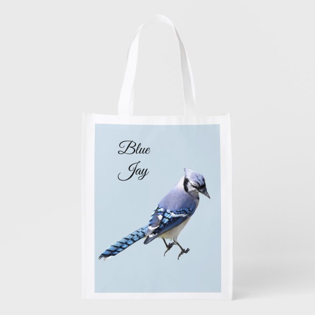 Blue Jay Grocery Bag (Front)