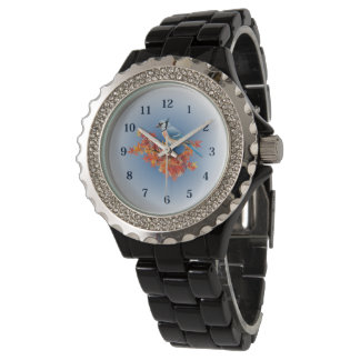 Blue Jay in Fall Colors Watch