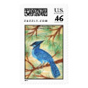Blue Jay by Wendy C. Allen stamp