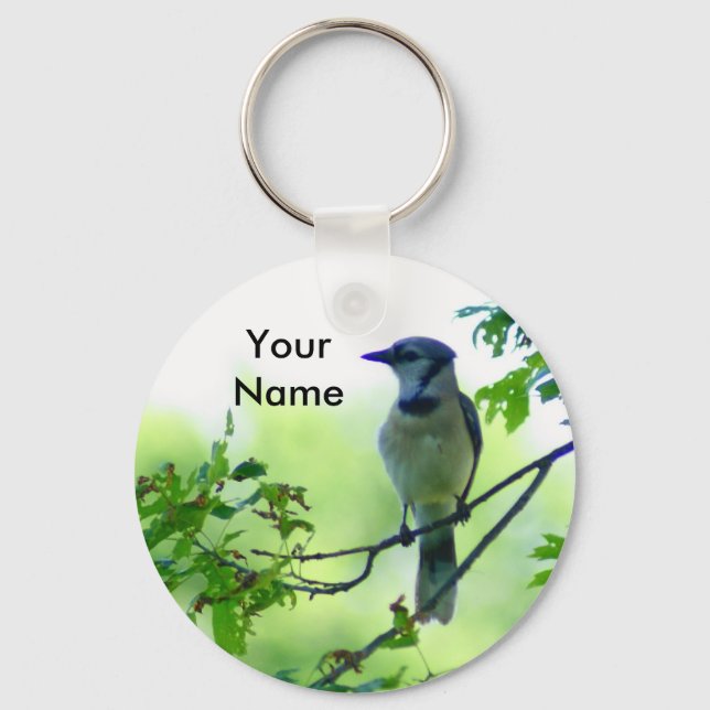Blue Jay Keychain (Front)