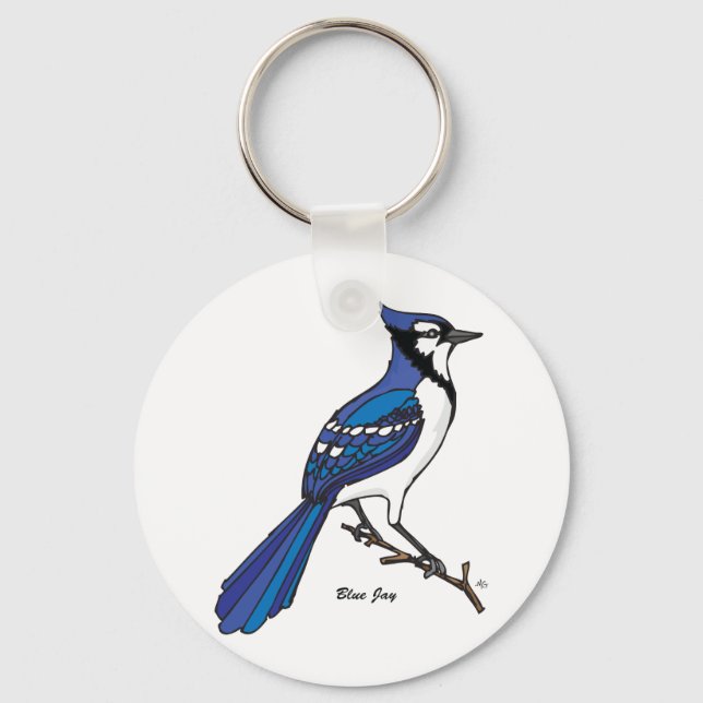 BLUE JAY KEYCHAIN (Front)