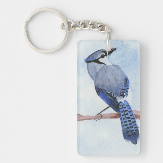 Blue Jay Keychain (Front)