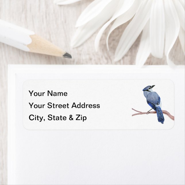 Blue Jay Label (Insitu)