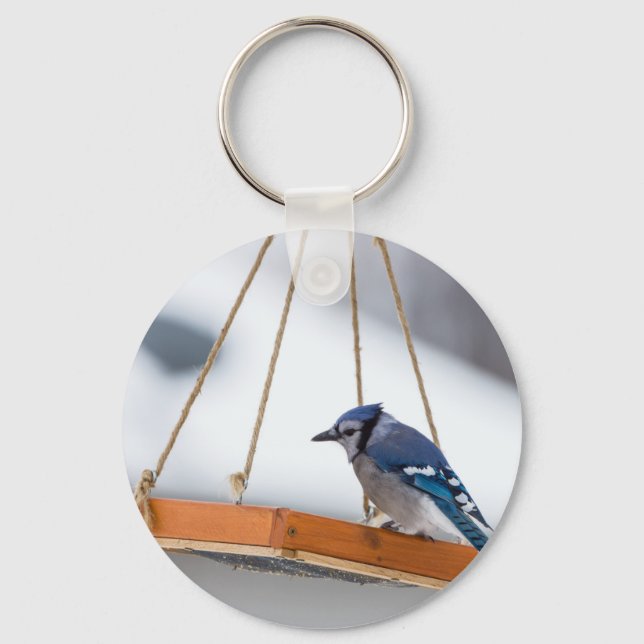 Blue Jay Lunch Keychain (Front)