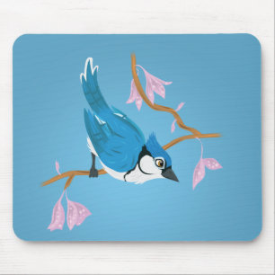 Blue Jay Mouse Pad