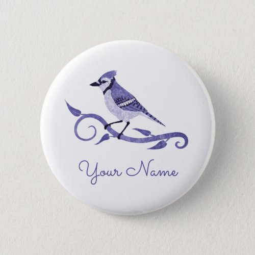 Blue Jay Name Button