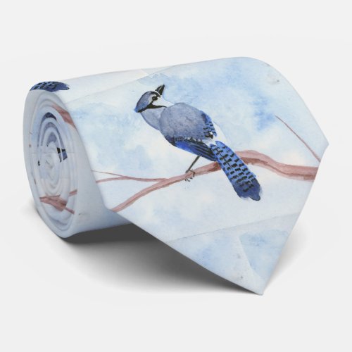 Blue Jay Neck Tie