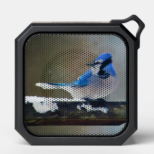 Blue Jay Painting _ Original Bird Art Bluetooth Speaker