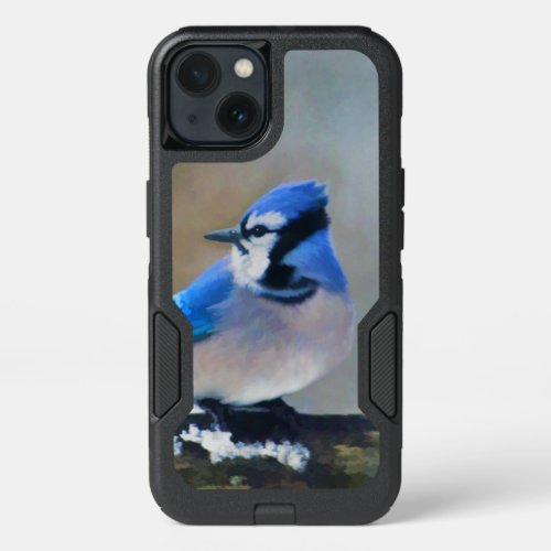 Blue Jay Painting _ Original Bird Art iPhone 13 Case