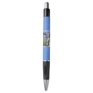 Blue Jay Painting - Original Bird Art Pen