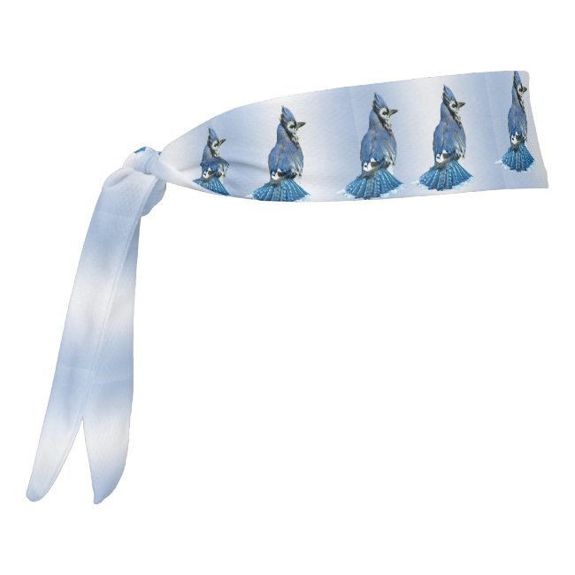 Blue Jay Pattern Headband