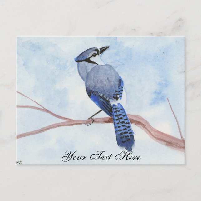Blue Jay Postcard (Front)