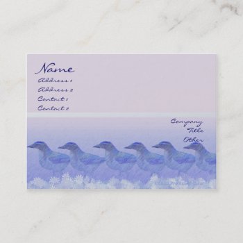 Blue Jay Row Profile Card by profilesincolor at Zazzle
