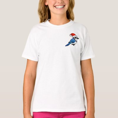 Blue Jay Santa T-Shirt