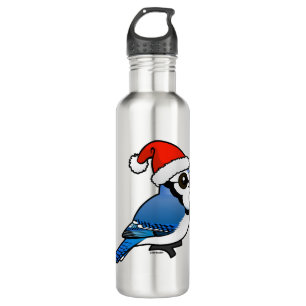 Blue Jay Santa Water Bottle