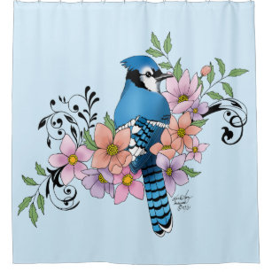 Blue Jay Bird T-Shirt, Zazzle