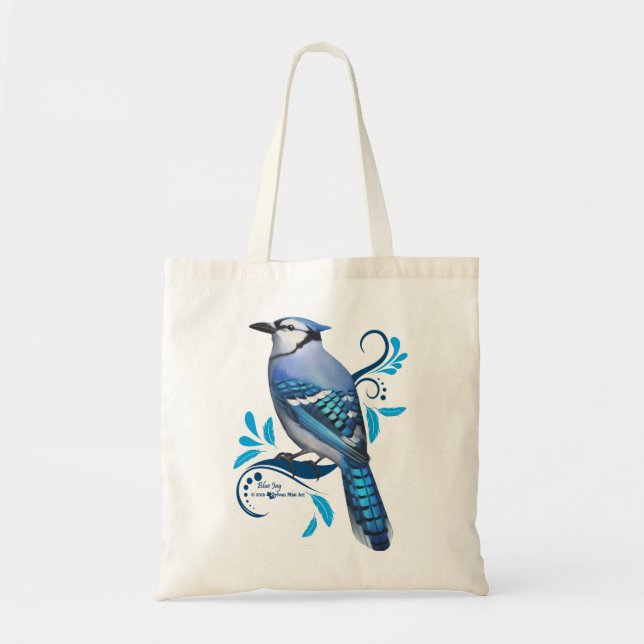 Blue Jay Tote Bag (Front)