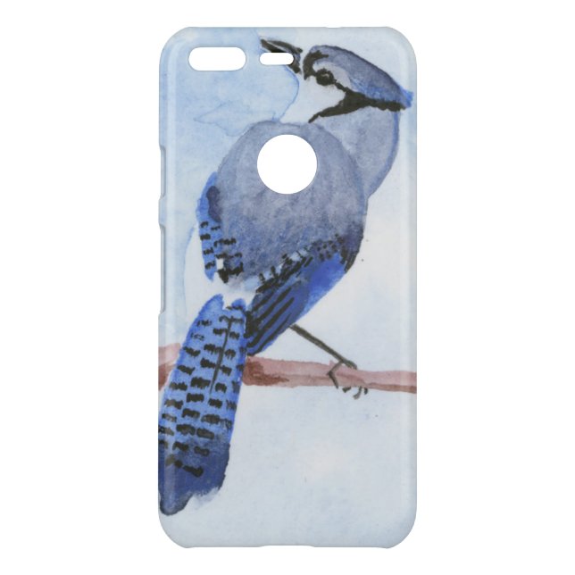Blue Jay Uncommon Google Pixel Case (Back)
