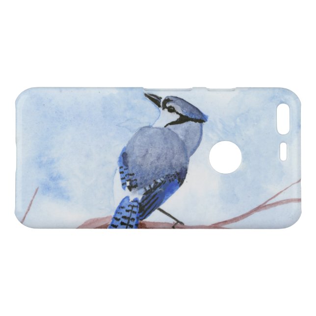 Blue Jay Uncommon Google Pixel Case (Back (Horizontal))