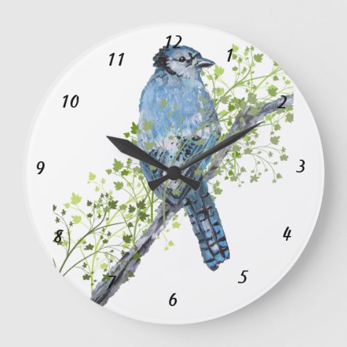 Blue Jay Wall Clock