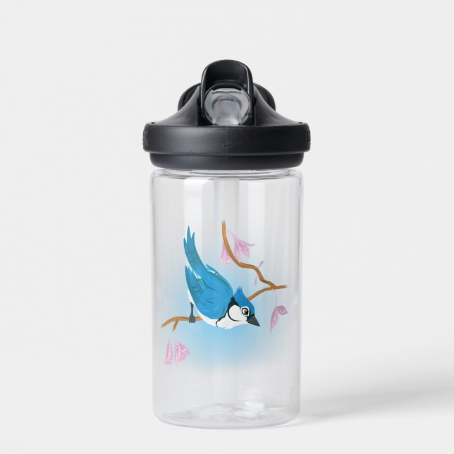 Blue Jay Water Bottle (Front)