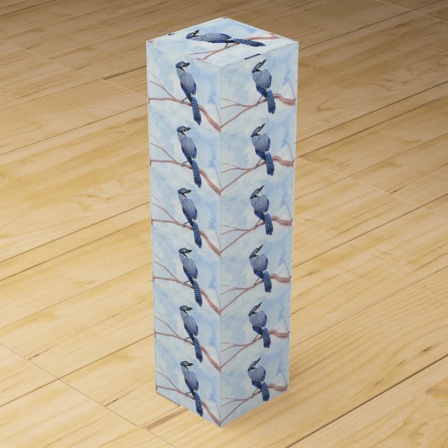 Blue Jay Wine Box (Front)
