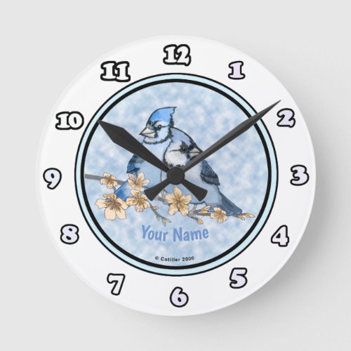 Blue Jays Branch custom name clock