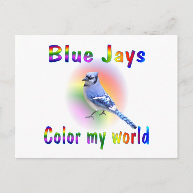 Blue Jays Color My World Postcard (Front)