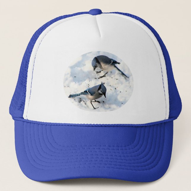 Blue Jays in Snow Trucker Hat (Front)