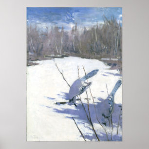 Blue Jays in Winter – Thayer Poster