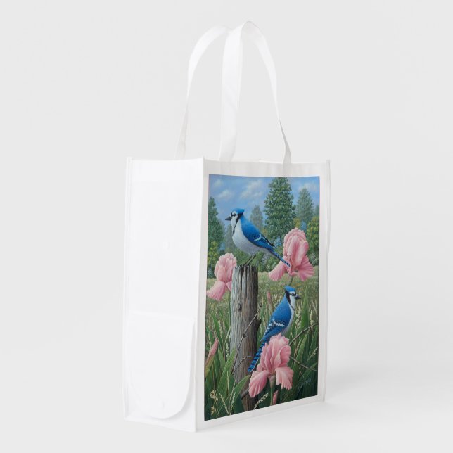 Blue Jays Reusable Grocery Bag (Front Side)