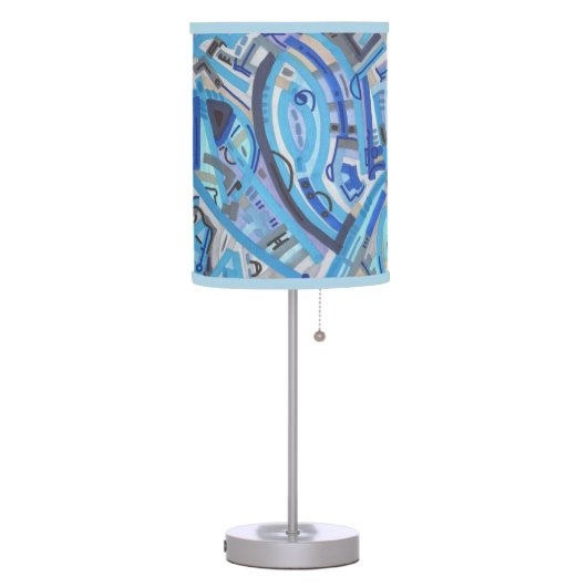 Blue Jazz Table Lamp (Left)