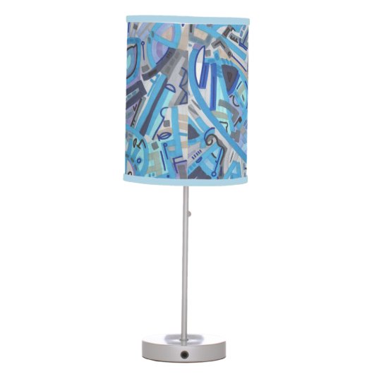 Blue Jazz Table Lamp (Back)