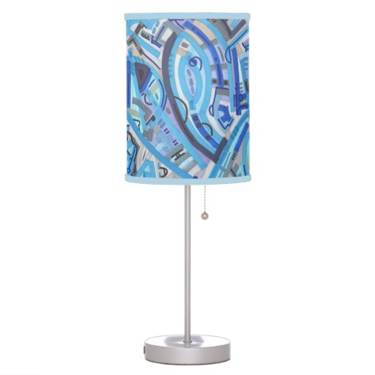 Blue Jazz Table Lamp (Left)