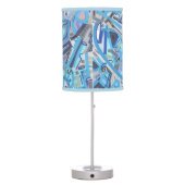 Blue Jazz Table Lamp (Back)