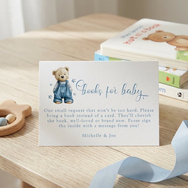 Blue Jean Baby Books For Baby Enclosure Card (Creator Uploaded)