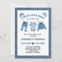 Blue Jean Baby Boy Shower