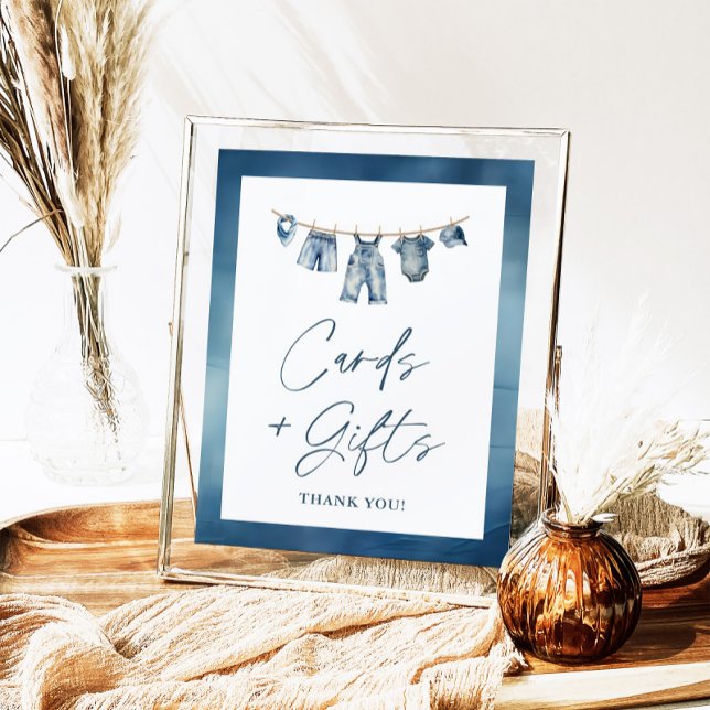 Blue Jean Baby Cards & Gifts Sign (Creator Uploaded)