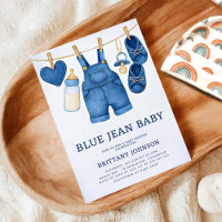 Blue Jean Baby Modern Denim Baby Shower