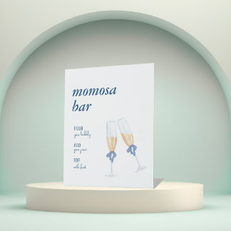 Blue Jean Baby | Mom-osa Bar Sign | Tabletop